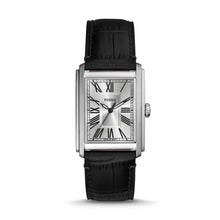 Load image into Gallery viewer, Carraway Three-Hand Black Croco Leather Watch FS6078
