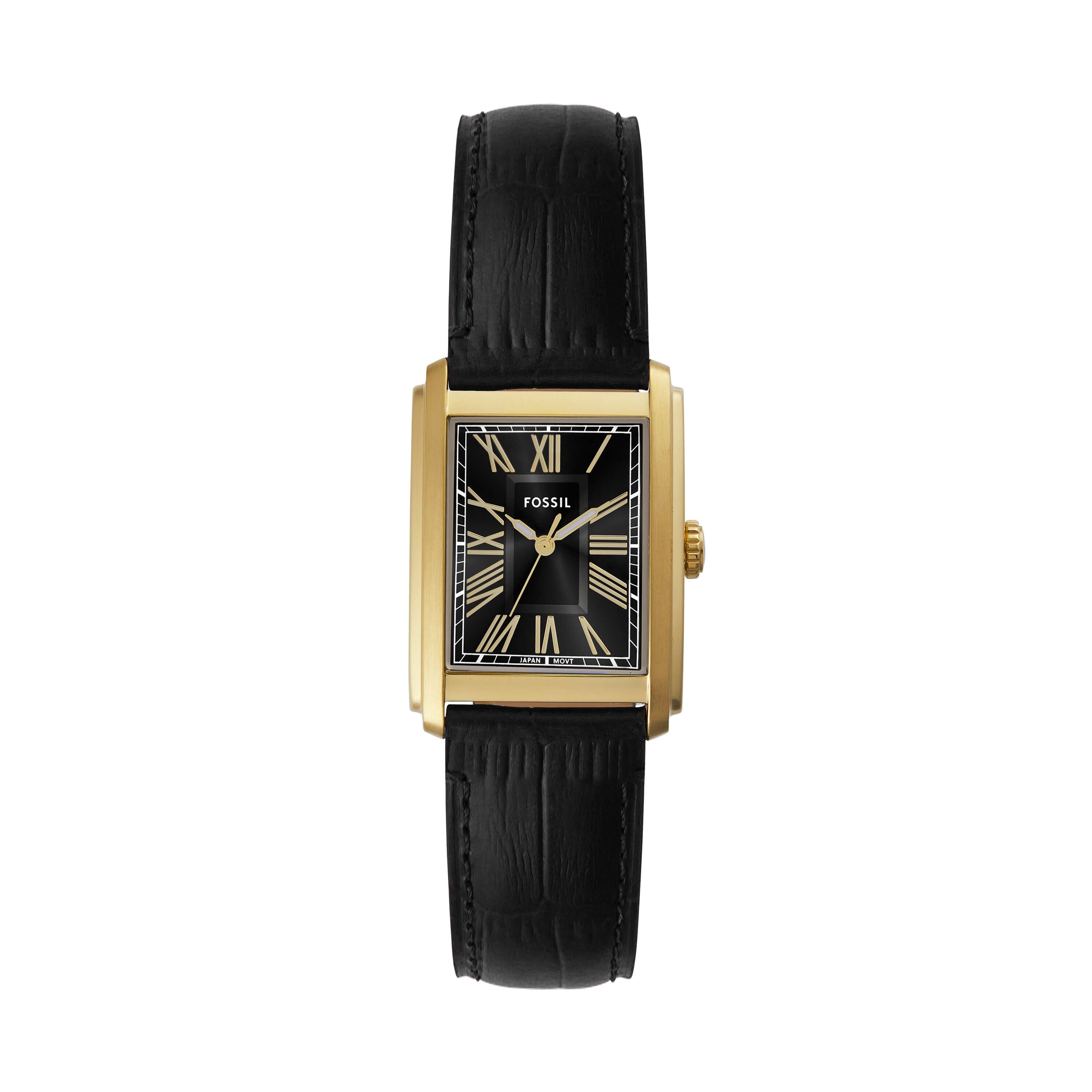 Fossil CARRAWAY グリーンクロコ 腕時計 クォーツ FS6077 Carraway Three-Hand Green Croco LiteHide™ Leather Watch