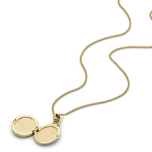 Load image into Gallery viewer, Sadie Locket Collection Gold-Tone Stainless Steel Pendant Necklace JF04735710
