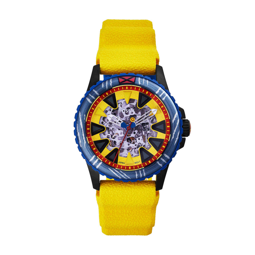 Marvel Yellow Analogue Watch LE1195SET