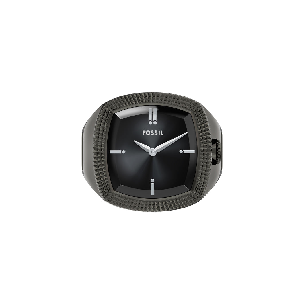 Nick Jonas x Fossil Machine Luxe Watch Ring Gunmetal Analogue Watches LE1212