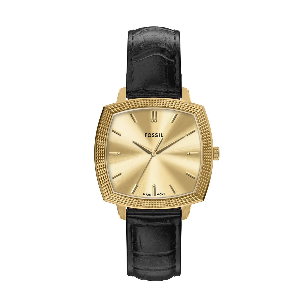 Nick Jonas x Fossil Machine Luxe Black Analogue Watches LE1214