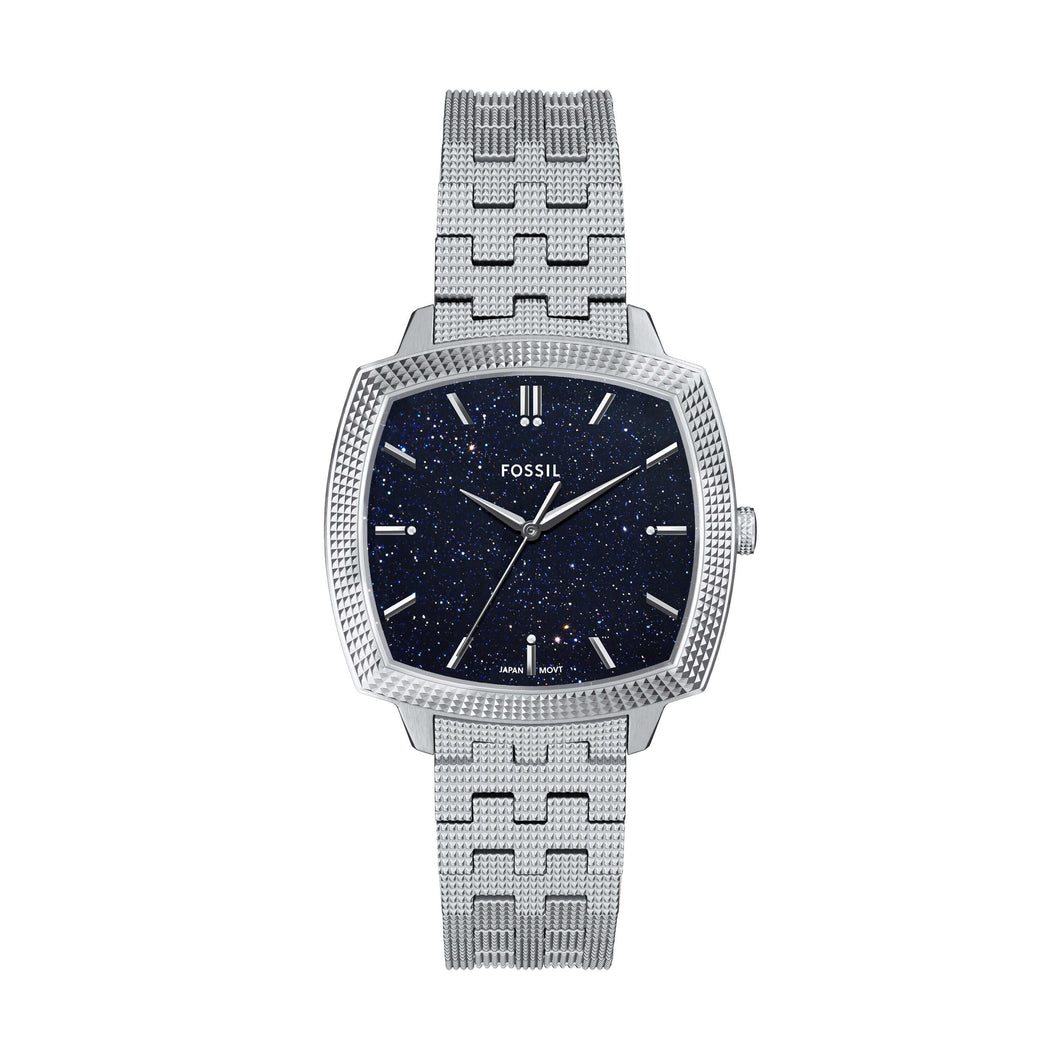 Nick Jonas x Fossil Machine Luxe Silver Tone Analogue Watches LE1216