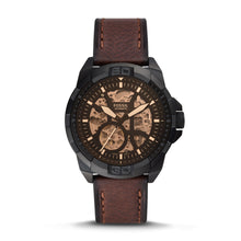 Load image into Gallery viewer, Bronson Automatic Brown LiteHide™ Leather Watch ME3219
