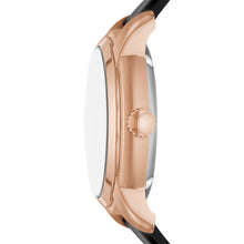 Load image into Gallery viewer, Fossil Heritage Automatic Black LiteHide™ Leather Watch ME3222

