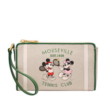 Load image into Gallery viewer, Disney Fossil Mickey Mouse Tennis Wristlet SLG1618101
