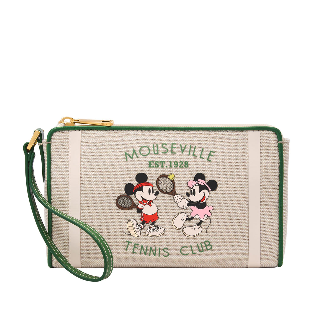 Disney Fossil Mickey Mouse Tennis Wristlet SLG1618101