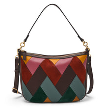 Load image into Gallery viewer, Jolie Leather Patchwork Crossbody Bag ZB11077186
