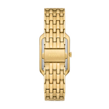 Load image into Gallery viewer, Raquel Three-Hand Date Gold-Tone Stainless Steel Watch ES5341
