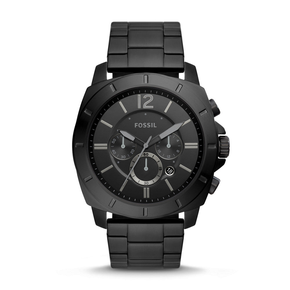Privateer Chronograph Black Stainless Steel Watch BQ2759