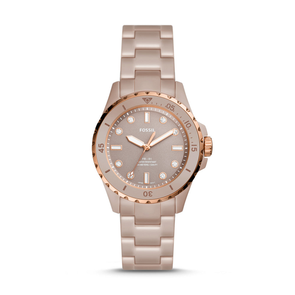 FB-01 Three-Hand Salted Caramel Ceramic Watch CE1111