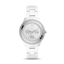 Load image into Gallery viewer, Stella Multifunction White Ceramic Watch CE1113
