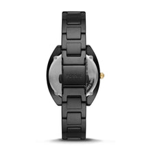 Load image into Gallery viewer, Gabby Three-Hand Date Black Stainless Steel and Ceramic Watch CE1114
