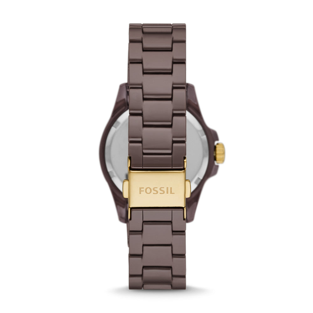 FB-01 Three-Hand Brown Ceramic Watch CE1121