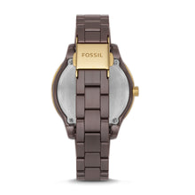 Load image into Gallery viewer, Stella Three-Hand Date Brown Ceramic Watch CE1122
