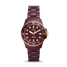 Load image into Gallery viewer, FB-01 Three-Hand Brown Ceramic Watch CE1123

