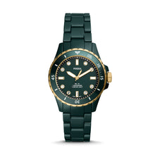 Load image into Gallery viewer, FB-01 Three-Hand Green Ceramic Watch CE1124
