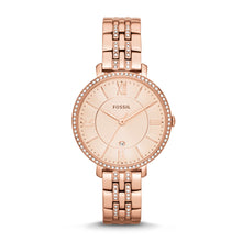Load image into Gallery viewer, Jacqueline Rose-Tone Stainless Steel Watch ES3546
