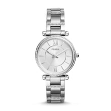 Load image into Gallery viewer, Carlie Three-Hand Stainless Steel Watch ES4341
