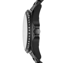 Load image into Gallery viewer, Riley Multifunction Black Stainless Steel Watch ES4519
