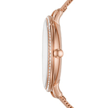 Load image into Gallery viewer, Jacqueline Three-Hand Date Rose Gold-Tone Stainless Steel Watch ES4628
