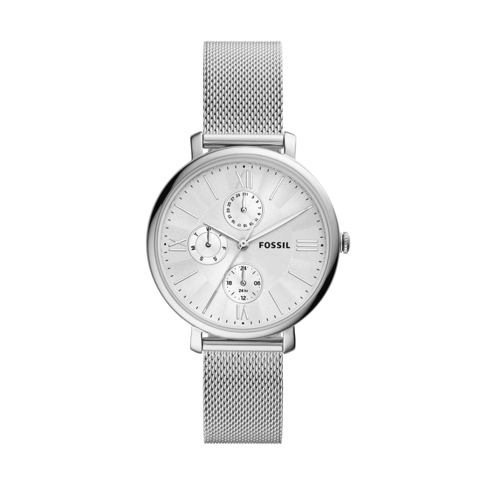 Jacqueline Multifunction Stainless Steel Mesh Watch ES5099