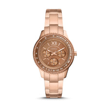 Load image into Gallery viewer, Stella Sport Multifunction Rose Gold-Tone Stainless Steel Watch ES5109
