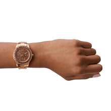 Load image into Gallery viewer, Stella Sport Multifunction Rose Gold-Tone Stainless Steel Watch ES5109
