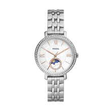 Load image into Gallery viewer, Jacqueline Sun Moon Multifunction Stainless Steel Watch ES5164
