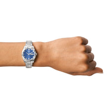 Load image into Gallery viewer, Scarlette Three-Hand Day-Date Stainless Steel Watch ES5197
