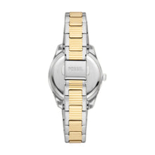 Load image into Gallery viewer, Scarlette Three-Hand Day-Date Two-Tone Stainless Steel Watch ES5198
