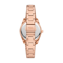 Load image into Gallery viewer, Scarlette Three-Hand Day-Date Rose Gold-Tone Stainless Steel Watch ES5200
