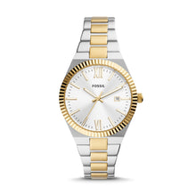 Load image into Gallery viewer, Scarlette Three-Hand Date Two-Tone Stainless Steel Watch ES5259
