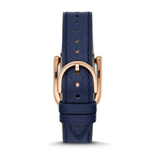 Load image into Gallery viewer, Harwell Three-Hand Navy Eco Leather Watch ES5266
