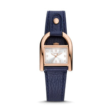 Load image into Gallery viewer, Harwell Three-Hand Navy Eco Leather Watch ES5266
