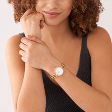 Load image into Gallery viewer, Carlie Three-Hand Gold-Tone Stainless Steel Watch ES5272
