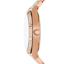 Load image into Gallery viewer, Fossil Scarlette Three-Hand Rose Gold-Tone Stainless Steel Watch ES5277
