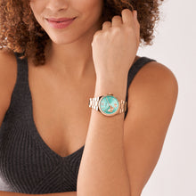 Load image into Gallery viewer, Fossil Scarlette Three-Hand Rose Gold-Tone Stainless Steel Watch ES5277

