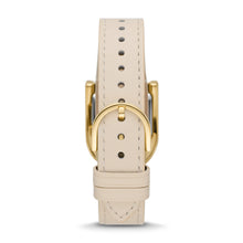 Load image into Gallery viewer, Harwell Three-Hand Ecru LiteHide™ Leather Watch ES5280
