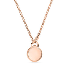 Load image into Gallery viewer, Fossil Jacqueline Three-Hand Rose Gold-Tone Stainless Steel Watch Locket ES5282
