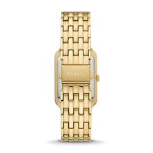 Load image into Gallery viewer, Raquel Three-Hand Date Gold-Tone Stainless Steel Watch ES5304
