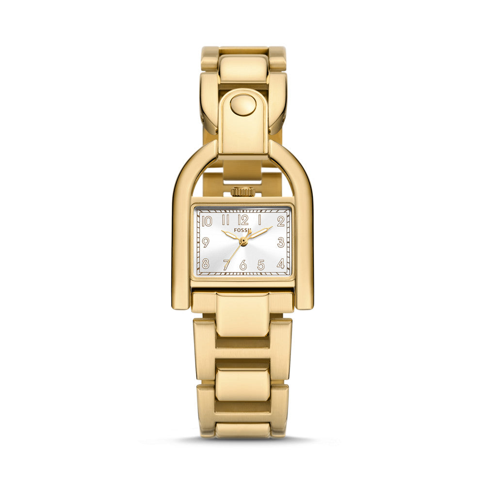 Harwell Three-Hand Gold-Tone Stainless Steel Watch ES5327
