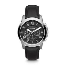 Load image into Gallery viewer, Grant Chronograph Black Leather Watch FS4812IE
