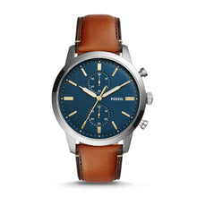 Load image into Gallery viewer, Townsman 44mm Chronograph Luggage Leather Watch FS5279
