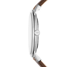 Load image into Gallery viewer, The Minimalist Three-Hand Brown Leather Watch FS5439
