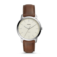 Load image into Gallery viewer, The Minimalist Three-Hand Brown Leather Watch FS5439
