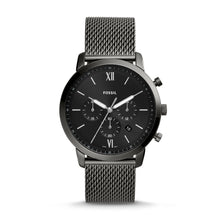 Load image into Gallery viewer, Neutra Chronograph Smoke Stainless Steel Mesh Watch FS5699
