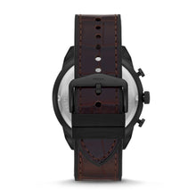Load image into Gallery viewer, Bronson Chronograph Brown Croco Leather and Rubber Watch FS5713
