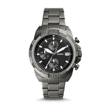 Load image into Gallery viewer, Bronson Chronograph Smoke Stainless Steel Watch FS5852
