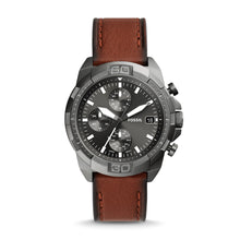 Load image into Gallery viewer, Bronson Chronograph Brown Eco Leather Watch FS5855
